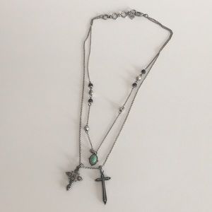 Lucky Brand Cross Necklace